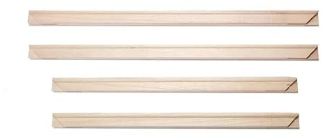 Picture Frames, Picture Photo Frame Solid Wood Canvas Picture Frame Kit DIY Stretcher Bars Fit use for Prints Oil Painting Wooden Wall Art Gallery Home Decor(Width 40cm,Height 20cm)