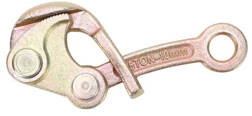 Topiky Cable Grip Steel Wire Puller, 0.5 T Cable Puller, Grip Wire Rope Jaw with Swing Latch, Gripper for 1 to 10mm Rope Tool, Tensioner with Swing Latch