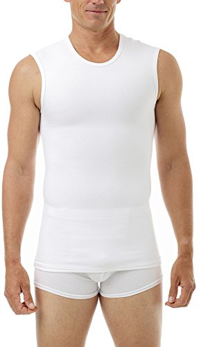 Underworks Cotton Concealer Compression Muscle Shirt Top M Weiß