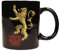 SD toys Game of Thrones Taza Hear Me Roar Lannister, cerámica, Negro, 10 cm