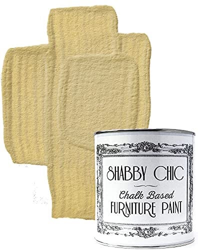 Shabby Chic Chalk Based Furniture Paint: Matt Finish for Furniture, Home Decor, DIY Projects, Wood Paint - Interior and Exterior - 250ml - Rhubarb & Custard