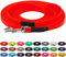 LENNIE BioThane Schleppleine, 19mm, Hunde ab 35kg, 20m lang, mit Handschlaufe, Neon-Orange, genäht