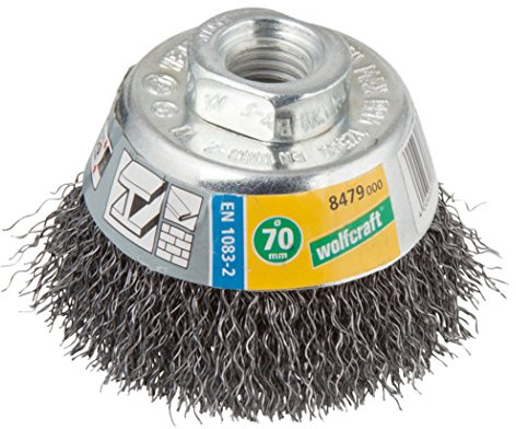 Wolfcraft 8479000 Topfbürste Stahldraht