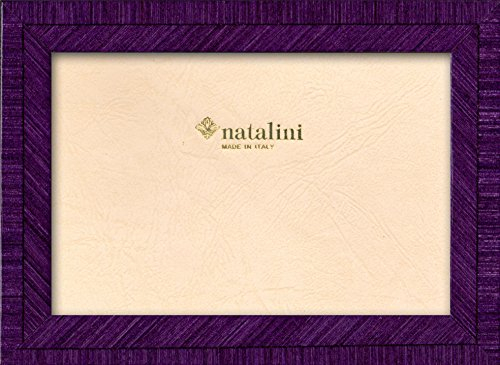 NATALINI BIANTE Viola 10X15 Bilderrahmen mit Unterstützung für Tisch, Tulipwood, Violett, 10 X 15 X 1,5