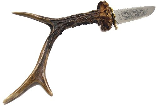 Fox Coltello 653 manico in corno di cervo originale