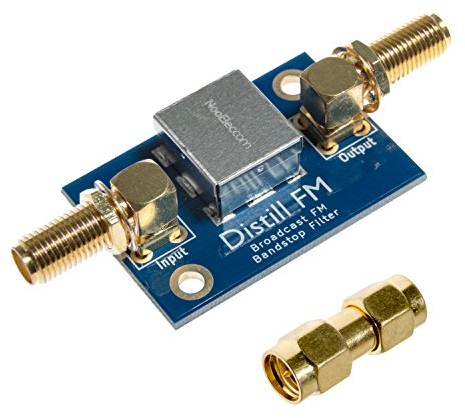 Distill:FM Barebones - Broadcast FM Bandstop Filter (FM Notch Filter) para Aplicaciones de Radio Definidas por Software (SDR)
