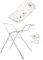Baignoire Bébé XXL 100 cm Funny Farm Blanc + Stands de Bain + Tuyau D’Écoulement