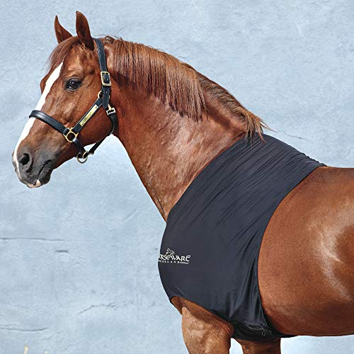 Horseware Rambo Slinky Shoulder Stall Decke Schwarz HW 20, Größe:XL