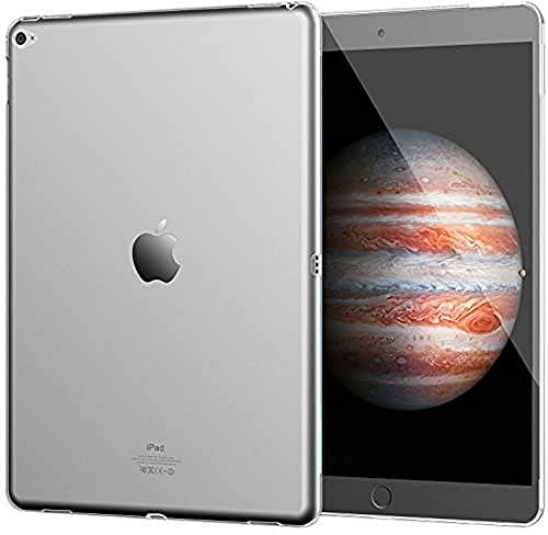 NOVAGO Compatible avec iPad Pro 12,9'' (Sortie 2015 et 2017) - Coque Transparent en Gel Souple Solide(Transparent)