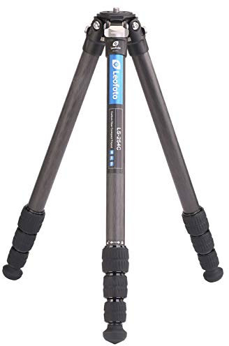 Leofoto LS-254C Trípode de Fibra de Carbono Ligero, Profesional, Serie Ranger, Columna Central no Incluido