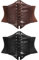 SATINIOR 2 Stücke Steampunk Korsett Gürtel Retro Breite Korsett Gürtel Elastischer Gürtel Gebunden