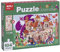 APLI Kids - Schloss Puzzle Observation, 104 Teile, Mehrfarbig (17916)