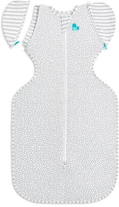 Love To Dream Swaddle Up™ klein 3,5–6 kg, Hellrosa, 0,2 Tog, 24–27 °C, unterstützt Schlaf, maschinenwaschbar, doppelter Reißverschluss, schneller Windelwechsel
