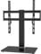 Universal TV Stand - Table Top TV Stand for 27-60 inch LCD LED TVs - 6 Level Height Adjustable TV Base Stand with Tempered Glass Base & Wire Management, VESA 400x400mm