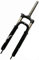 YLXD Suspension Vélo VTT Fourche Avant 26 Pouces Léger VTT Choc Fourches Rebond Absorbeur Ajuster Tube Droit Double Épaule Contrôle Voyage: 80 MM B,26