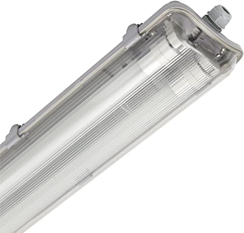Proventa® EasyBudget LED-Feuchtraumleuchte 60cm 18W 2x Röhre neutralweiss