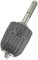 CHANCS Portabrocas Sin Llave de Rosca 3/8-24UNF 0.8mm-10mm con Adaptador para Taladro de Impacto con Martillo Eléctrico SDS de Vástago Redondo
