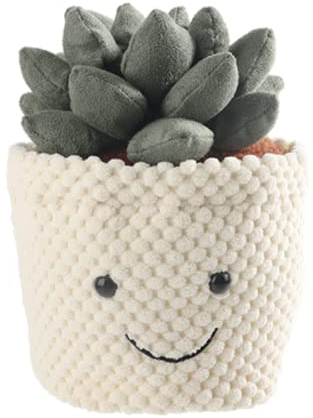 Apricot Lamb Plüsch Pflanze Plüschtier Pflanze Sukkulenten Echeveria Puppen Sukkulenten Spielzeug 20cm Puppen Spielzeug für Kinder und Baby-weich & waschbar