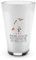 Mr. & Mrs. Panda Glas Einhorn Traurig, Premium Glas, 400 ml