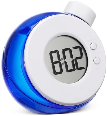 HOMSFOU Wasserbetriebener+wecker Wecker Wasserbetrieben Kinderwecker Funkuhr Blau Umwelt Element Power Uhr Led Digitaluhr Dekoration Keine Batterie Tischuhr Tischuhr Wasserbetrieben