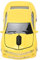 Rennwagen-Funkmaus, Sportwagen-Stil, 2,4 GHz, Computermäuse, LED-Licht, 1600 DPI, Optischer Sensor, Laptop-Maus, für Win 98 ME 2000 XP OS X PC (Gelb)