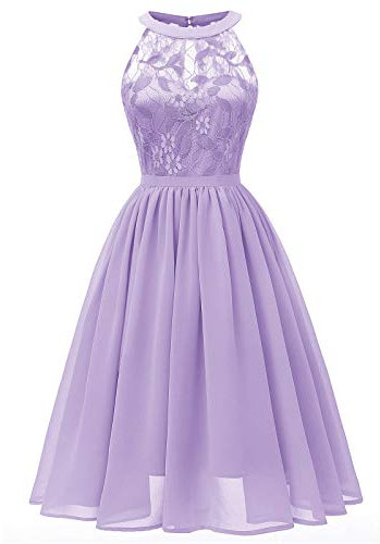 Robe en Dentelle pour Femme Soirée Cocktail Bal High Low Jupe Asymétrique en de sans Manche Robe pour Mariage avec Ceinture obe De Soiree Grande Taille Club Dress Chic Et Glamour Robes
