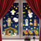 Pegatinas Navidad Ventanas Cristal 9 Hojas Decoración Ventana Navidad Pegatinas Navidad Ventanas Cristal Pegatinas de Navidad Reutilizable Pegatinas Decorativas Navidad
