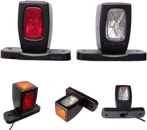 Generico 2 stk. LED Begrenzungsleuchten 12V 24V Positionsleuchten Anhänger LKW PKW E1