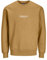 JACK & JONES Herren Jorvesterbro Sweat Crew Neck Noos 12241694,Honey Yellow,M