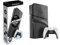 Maxx Tech PS5 Slim Faceplates Black Wave (5 Stück) + Controller Faceplate + 2 Thumb Grips