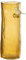 J-Line Vase Long Oiseau Verre Ocre Small