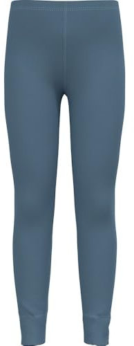 Odlo Active Warm Kids_159219, Leggings Unisex - Bambini e Ragazzi, Provincial Blue, 80 Slim