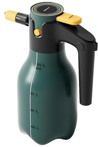 Pulverizador de espuma eléctrico de 2 litros, pistola de espuma de alta presión, pistola de espuma de alta presión, pistola de espuma recargable por USB, pulverizador de espuma de nieve para jardín