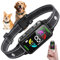 Yaskyly Collier Anti Aboiement Chien, Collier de Dressage Rechargeable Collier Electric pour Chien, 4 Modes Son/Vibration/Vibration Forte, 8 Niveaux de Sensibilité, Étanche IP67 pour Gros Petit Chien