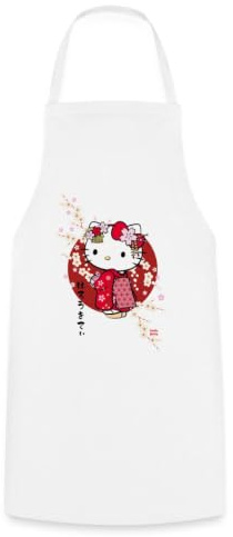 Spreadshirt Hello Kitty Japan Kimono Kirschblüten Kochschürze