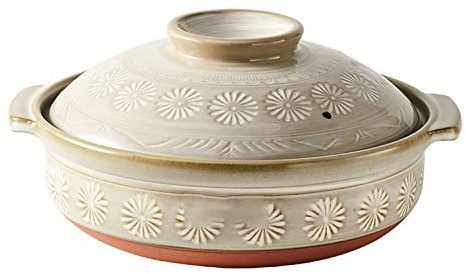 Clay Pot Cooking Japanese Ceramic Hot Pot Casserole Clay(1.3l)