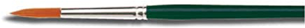 KREUL 721001 - Universalpinsel Basic Synthetics, für Kunst, Hobby, Schule und Großverbraucher, Besatz aus feinem Nylonhaar, rund, Größe 1