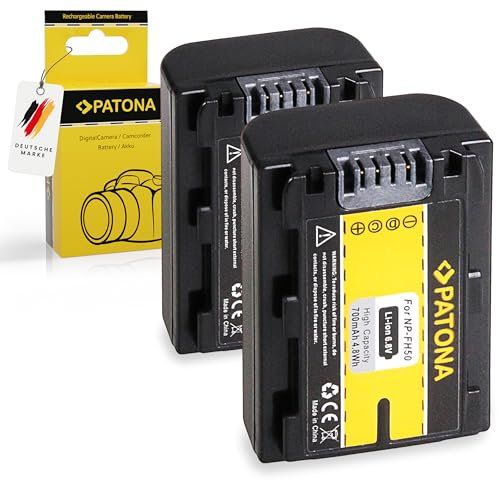 2x Batterie NP-FH50 pour Sony CyberShot