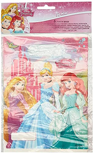 PRINCESS 47111 85005 Disney Party Loot Bags, Pink
