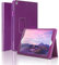 FANSONG Case for iPad 6th 2018,Cover for iPad 5th Air 1 Air 2 Pro 9.7 inch 2016 Generation Magnetic Closure PU Leather Smart Cover Flip Slim Pencil Holder Stand for iPad Air 1 2 5th 6th Pro Purple