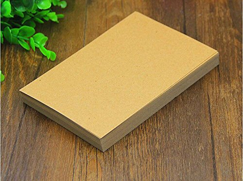 Hamhsin Papierkarten, Visitenkarten, Vokabelkarten, Postkarten zum Selbermachen, Geschenkkarten, 100 Stück, A6, blanko