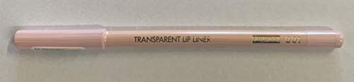 PUPA Transparent Lip liner - Matita contorno labbra trasparente anti sbavature, Tonalità 001 Invisible Pink, 1.2 g