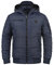 Blend BHBoris Herren Jacke Winterjacke Steppjacke gefüttert mit Kapuze Reißverschlusstaschen Rippbündchen Regular fit, Größe:2XL, Farbe:Navy Teddy (74655)