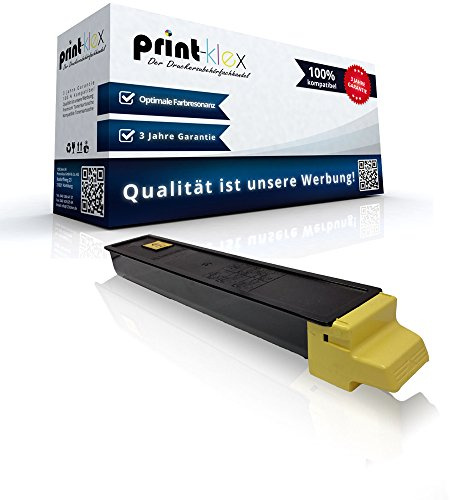 Print-Klex Tonerkartusche kompatibel für Kyocera TASKalfa 2551 ci TK8325 TK 8325 TK 8325Y TK8325Y TK-8325Y Yellow Gelb - Office Pro Serie