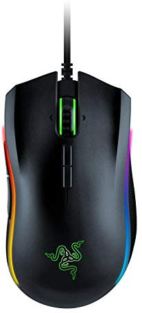 Razer Mamba Elite - Souris filaire pour gamer - droitier - capteur optique 16000 dpi - 9 boutons programmables - rétro-éclairage RGB Chroma ( Catégorie : Souris PC )