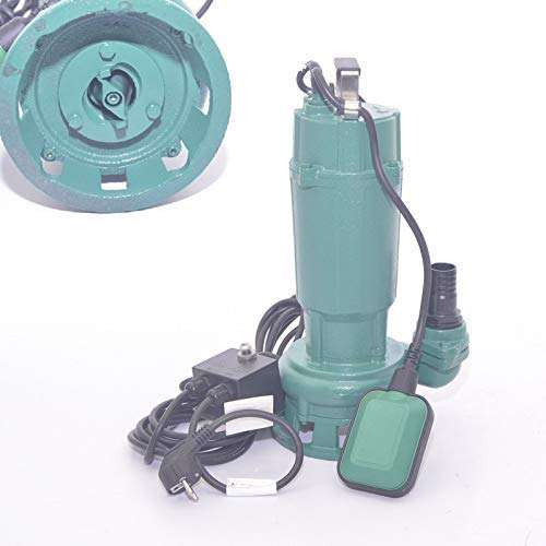 ibo Fäkalienpumpe Tauchpumpe Schmutzwasserpumpe 370W m. Cutter 110l/min. 1 1/4. Leistung 370 Watt / 0,37kW / 2,8A Schutzklasse IP 58 Max. Druck: 0,75 bar Max. Fördermenge: 6600l/h = 110 l/min