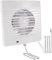 Hon&Guan 100mm Badlüfter, 80m³/h Abluftventilator mit EU-Stecker, Regelbar Leise Ventilator, IP44 Ablüfter für Badezimmer, Küche, Lüfter, WC, Wohnzimmer, Schlafzimmer, Decke, Weiß