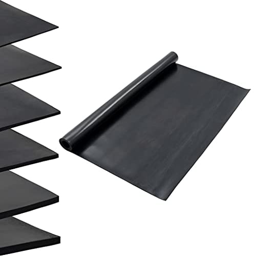 vidaXL Tapis Revêtement de Sol Intérieur Maison Garage Bureau Atelier Salle de Sport Caoutchouc Antidérapant 1,2x2 m 3 mm Lisse
