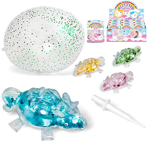 Tobar 37052 Einhorn-Ballonball, glitzernd, gemischt