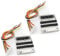 2pcs 10S 40A Li-ion Lithium Battery PCB BMS 18650 Charger Protection Board